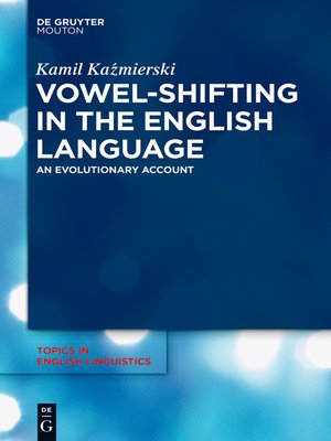 cover image of Vowel-Shifting in the English Language